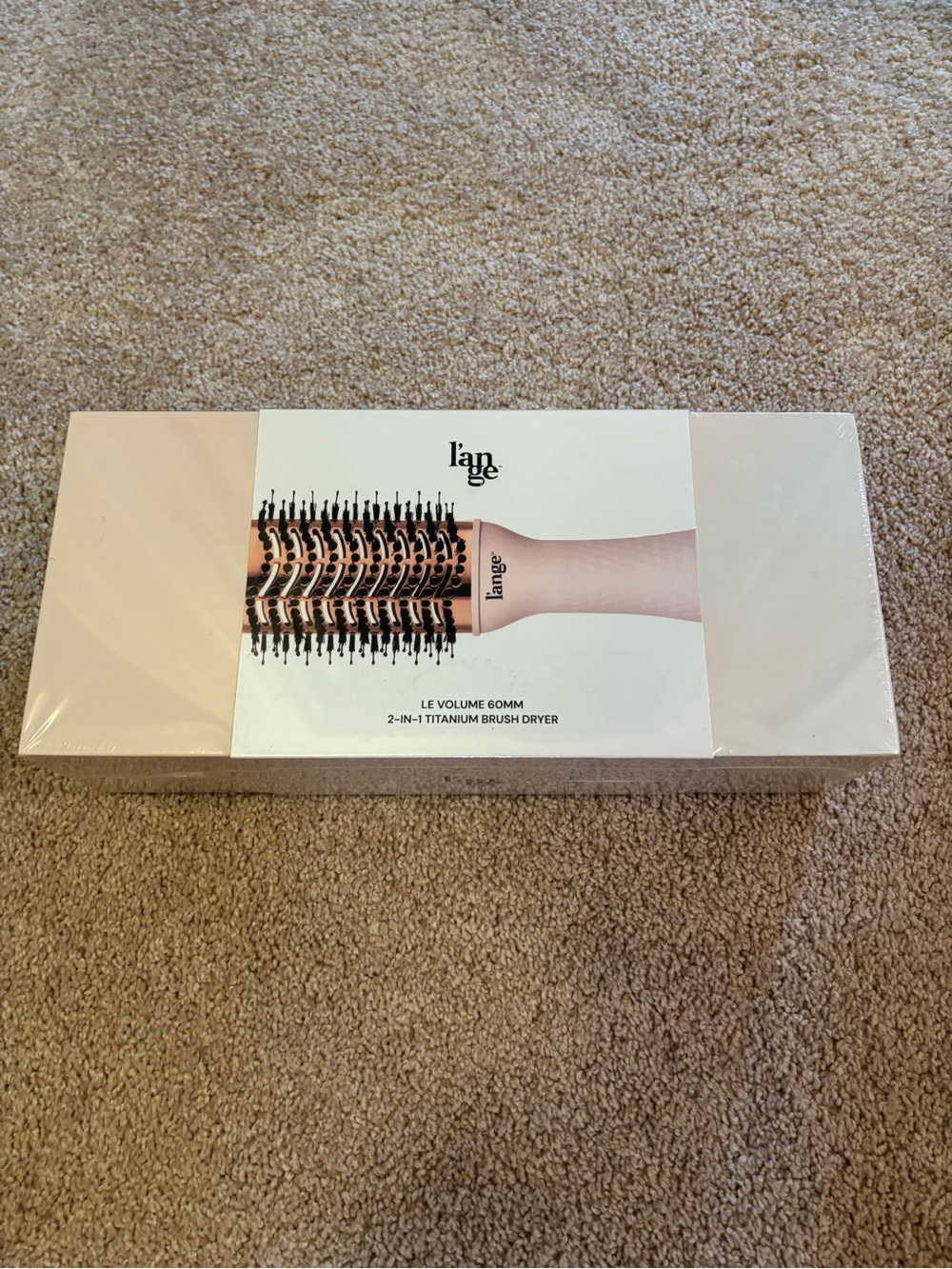 L’ange Le Volume 60mm 2-in-1 Titanium Brush Dryer - Pink